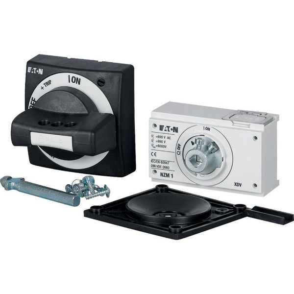 NZM1-XTVDV-0 Door coupling rotary handle, black, handle+switch, size 1 image 2