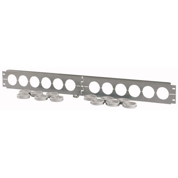 XTPPCUV1-H275W1000 Partition/cable gland for Power Section, HxW=275x1000mm image 1
