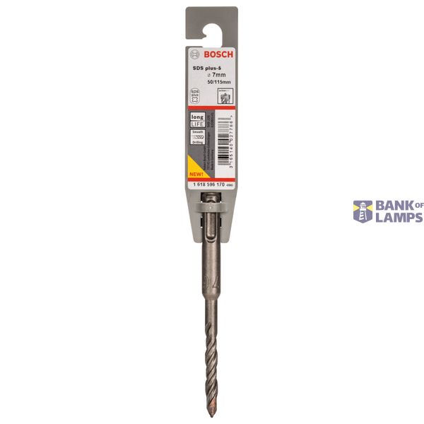 Hammer drill bit SDS-plus-5 7 x 50 x 115 mm image 2