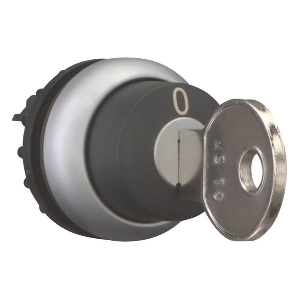 M22-WRS-MS10-A1 Key-operated actuator, maintained, 2 positions, MS10, Key withdrawable: 0, Bezel: titanium image 10