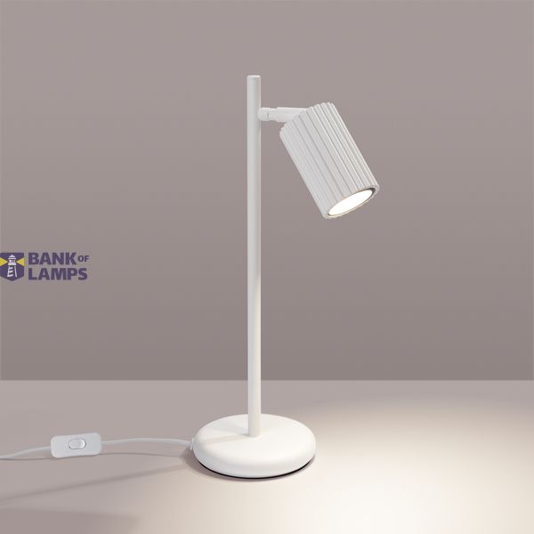 STYLISH DESK LAMP WITH CYLINDRICAL LAMPSHADE, CARBON CABLE SWITCH image 11
