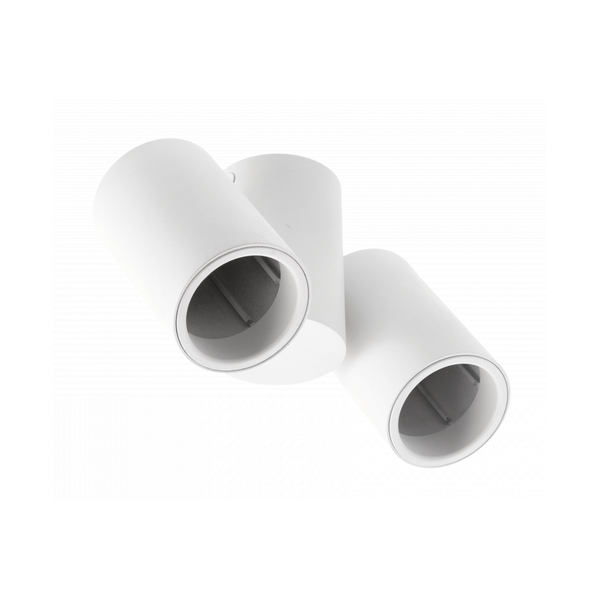 Ceiling luminaire LUPO, IP20, max. 50 W, 2*GU10, round, white image 1