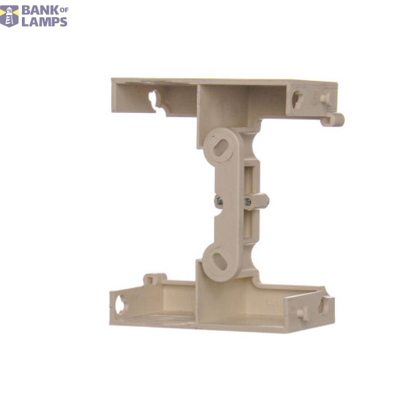 Surface-mounted box - an element extending a single box folded to multiple frames, cream white/electro white image 1