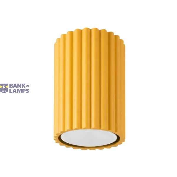 Ceiling lamp KARBON 10 yellow image 1