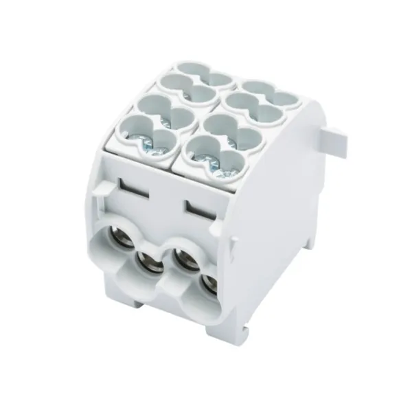 SCB 25-2 Branch distribution block Al/Cu 80120 SIMBLOCK grey image 1