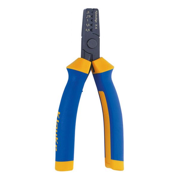 Crimping pliers for wire end ferrules, 0.5-2.5 mm², Klauke K4 image 1
