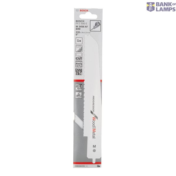 Reciprocating saw blade M 3456 XF for Bosch Multisaw PFZ 500 EProgressor for Wood and Metal 1 pcs. image 2