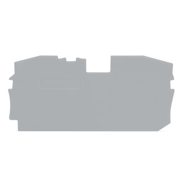 2016-1291 End and intermediate plate; 1 mm thick; gray image 1