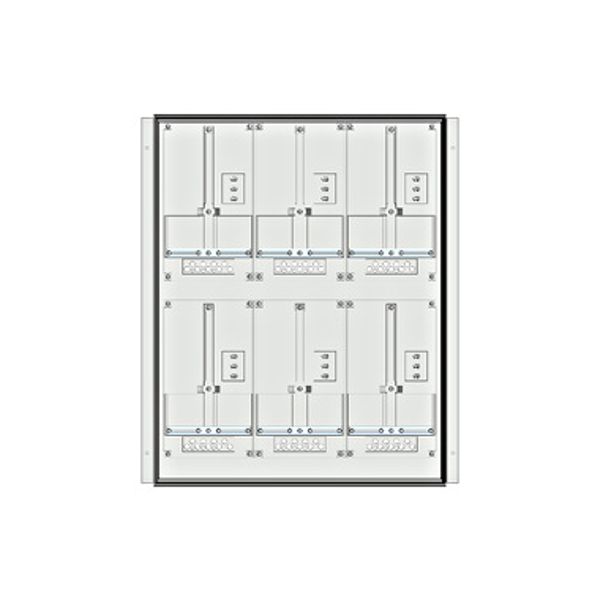 Meter box insert 2-rows, 6 meter boards / 18 Modul heights image 1
