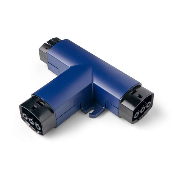 Coupler 6-pole 25A plug, black image 1