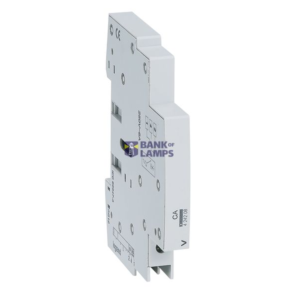 Auxiliary contact 1NO+1NG 230V - 5A for DSX modular - 0.5 mod. image 2
