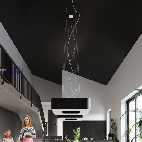 Chandelier URANO 60 black image 6