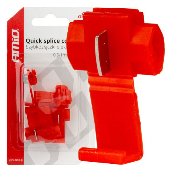 Quick Connect Connector 0,5-1mm2 10A 5pcs blister image 1