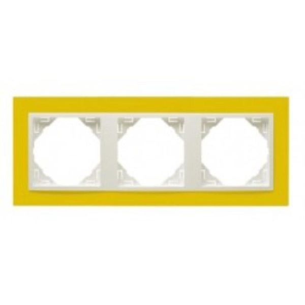 TRIPLE FRAME YELLOW/ICE image 1