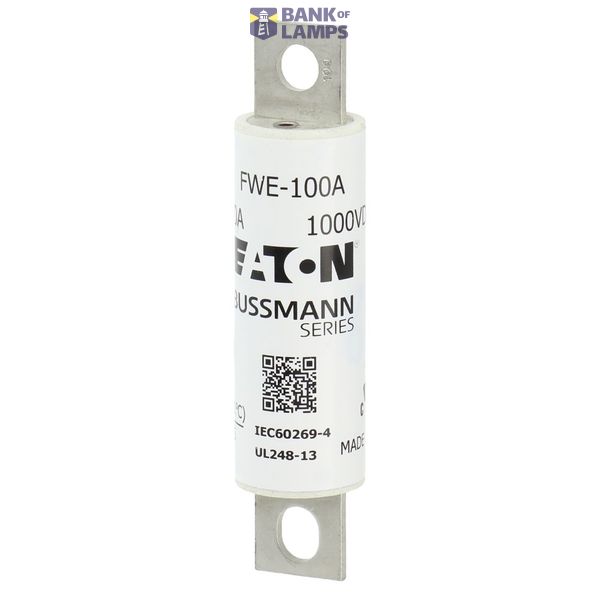 FWE-70A 1000Vdc IEC/UL 70A aR 25mm Round fuse image 1
