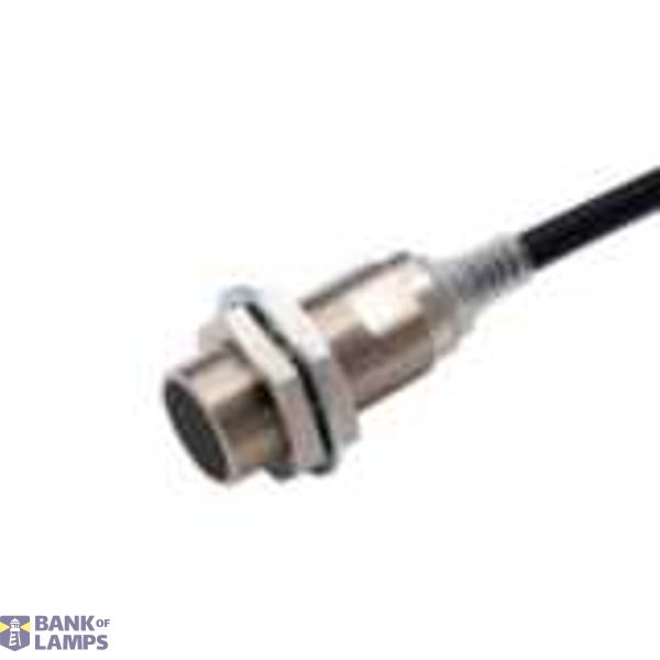 Proximity sensor, inductive, nickel-brass short body, M18, shielded, 5 mm, DC, 3-wire, PNP NO, IO-Link COM3, 2 m robotic cable E2EN1479M image 1