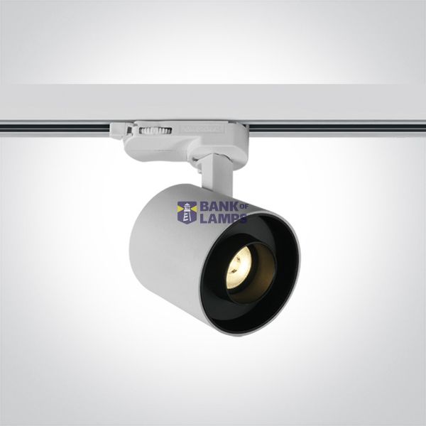 WHITE 6W TRACK SPOT WW IP20 230V DARK LIGHT image 1