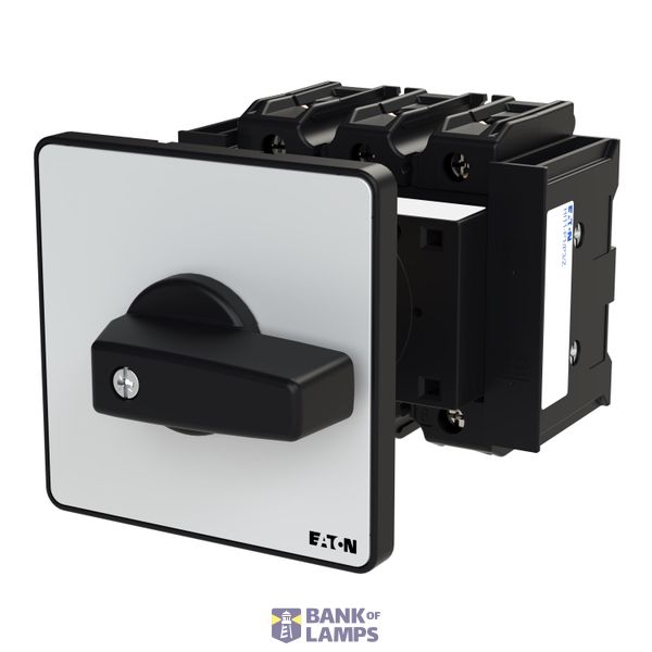 P3 Main switch, 80 A,Rear mounting, 3 pole, Form Z, Black, Door coupli image 2