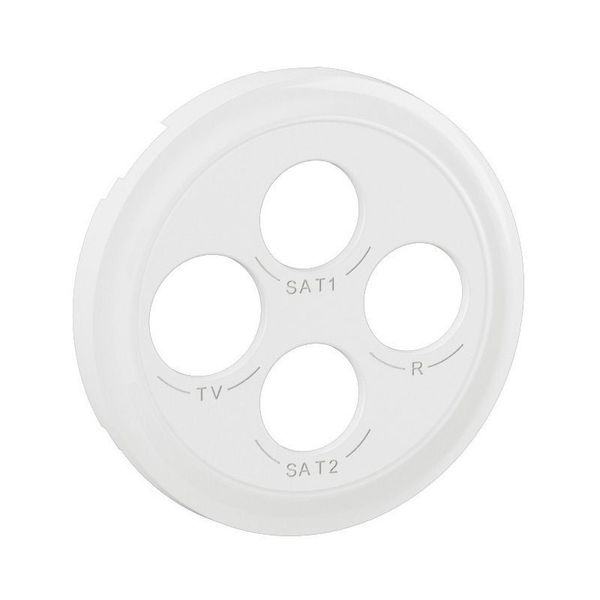 TV-R-SAT-SAT SOCKET ROCKER WHITE image 2