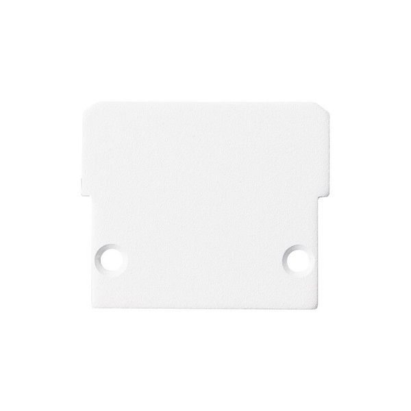 End cap without hole for AO, silver color, 1pc image 1