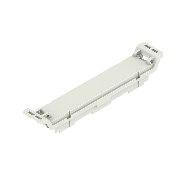 Front element, OMNIMATE Housing - series CH20M  Light Grey, Front element, including preperation for flip cover, Width: 17.5 mm image 1