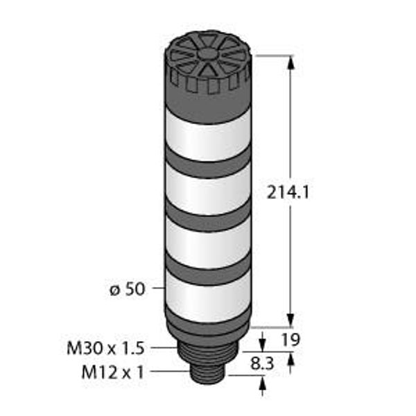 LED Signal Light Tower Light   TL50HWGYRAQ image 2