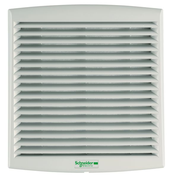 ClimaSys forced vent. IP54, 80m3/h, 24V DC, with outlet grille and filter G2 image 1