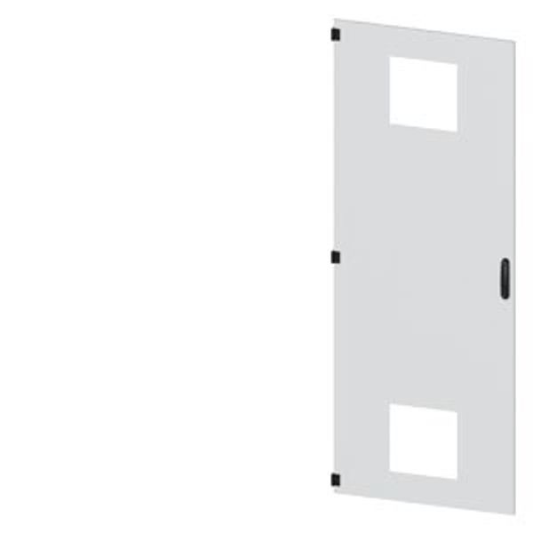 SIVACON, door, left, with cutout for filter fan, with ventilation openings image 1