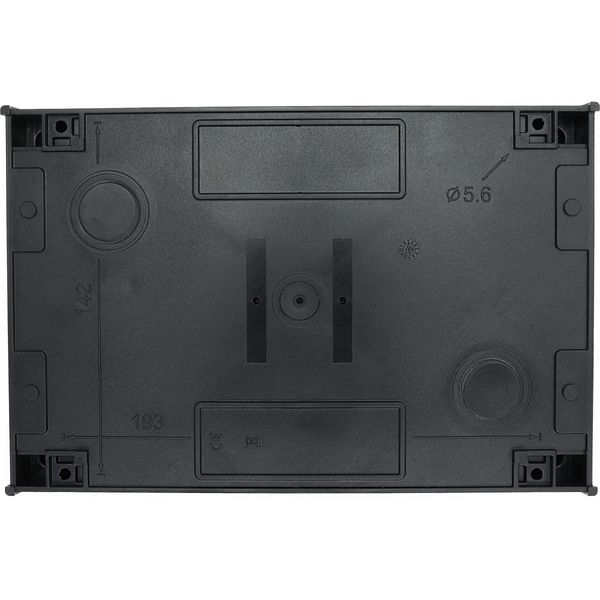 T5B-4-15682/I4/SVB Main switch, T5B, 63 A, surface mounting, 4 contact unit(s), 6 pole, 1 N/O, 1 N/C, Emergency switching off function, With red rotary handle and yellow image 53