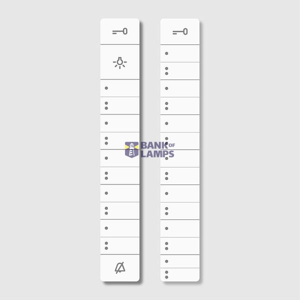 BTC 850-... Lettering insert for key function image 1