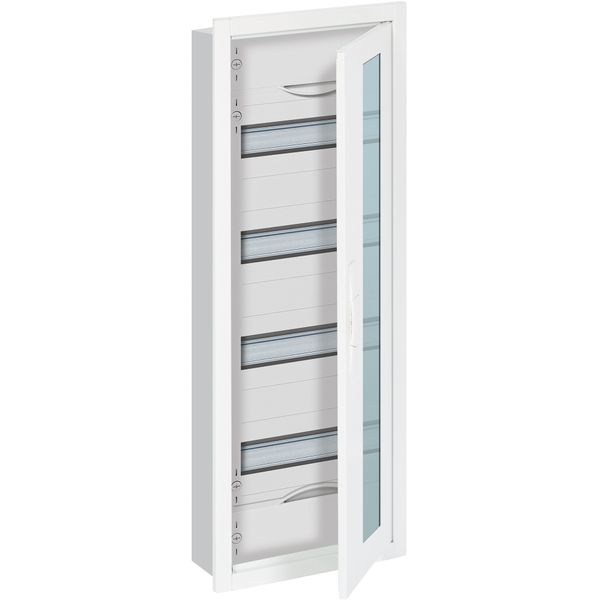 U51TR4 U Compact distribution board, Flush mounting, 48 SU, Isolated (Class II), IP31, Field Width: 1, Rows: 4, 834 mm x 310 mm x 120 mm image 1