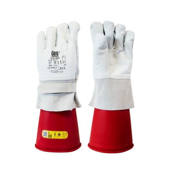 Leather class 1-2-3-4 over-glove - Size 10 image 1