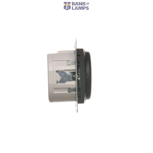 Computer socket RJ45 category 5e + telephone socket RJ12, light gray matt image 1