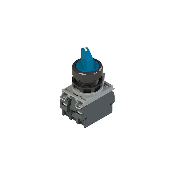 Complete unit with illuminated 4 positions selector, fixing adapter and contacts image 1