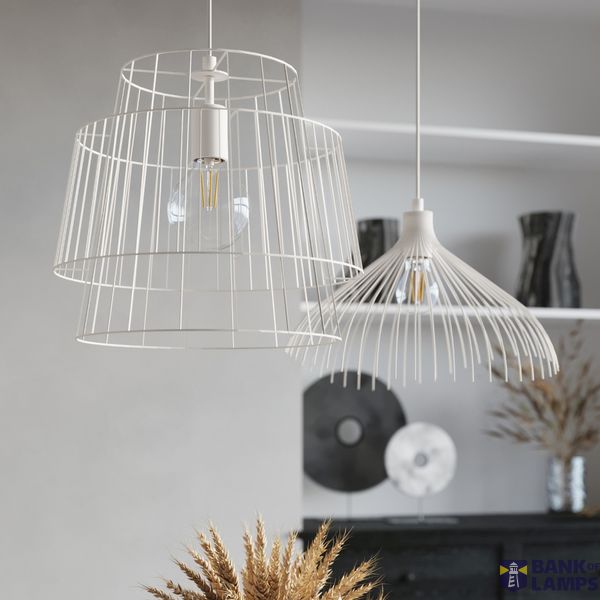 HANGING LAMP GATE WHITE E27 1X60W IP20 image 9