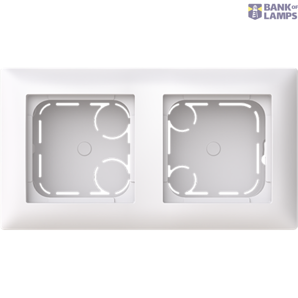 2gang Surface mounted housing flat image 1