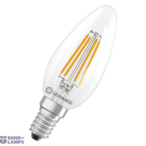 LED CLB40DIM 3.4W 840 FILCL E14 P LEDV image 1
