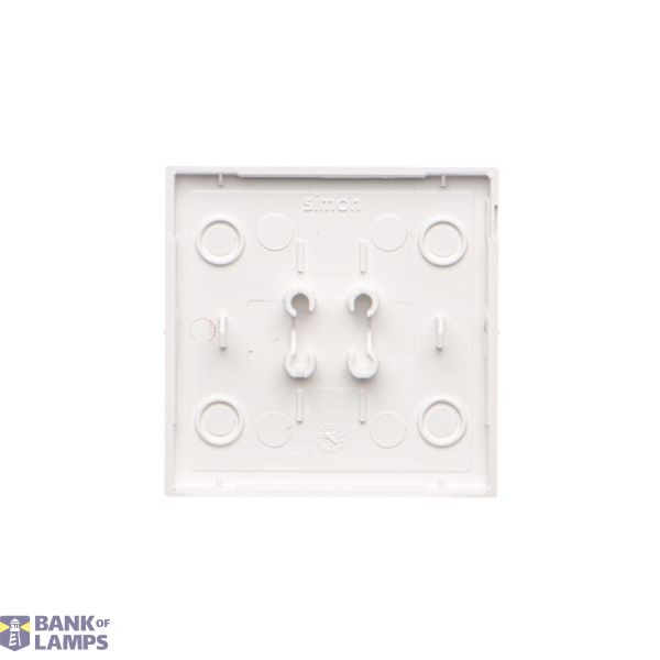 IP54 double socket outlet with earthing and shutters - transparent flap, white, 16A image 2