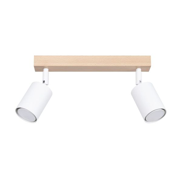 CEILING LAMP VERDO 2 WHITE GU10 2X10W IP20 image 1
