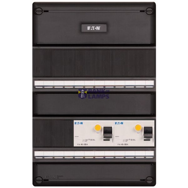 Systeem 55 consumer unit + 2x RCD 4-pole 40A, 30mA, A image 1