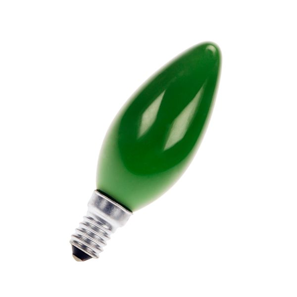 E14 C35 240V 40W Green image 1