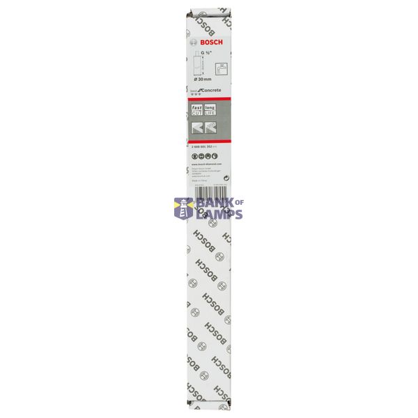 Diamond wet core cutter G 1/2" Best for Concrete 30 mm, 300 mm, Ring, 10 mm image 2