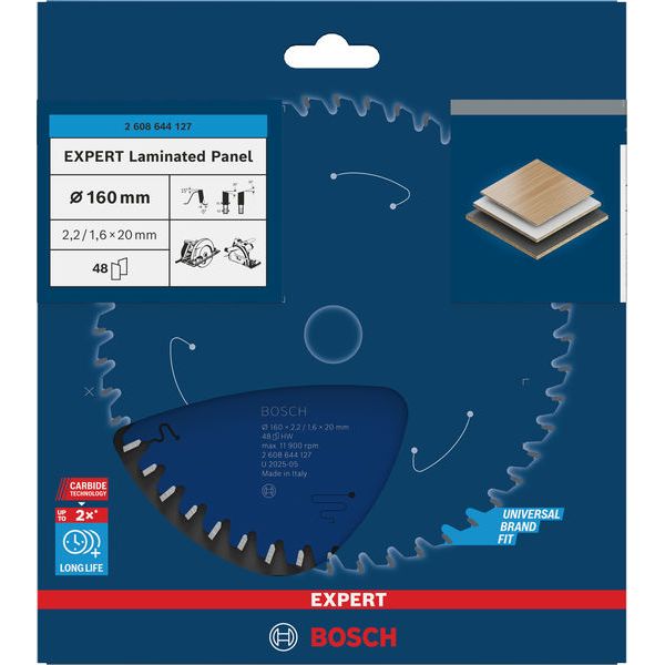 Circular saw blade Expert for Laminated Panel 160 x 20 x 2,2 mm, 48 image 2