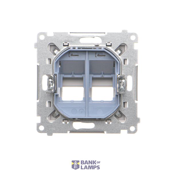 Triple switch, 10AX, matt aluminum image 2
