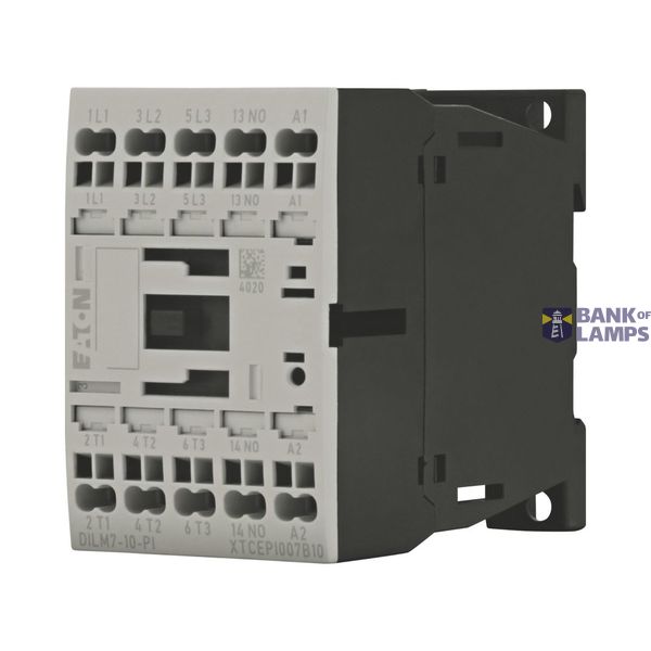 Contactor, 3 pole, 380 V 400 V 3 kW, 1 N/O, 48 V DC, DC operation, Pus image 1