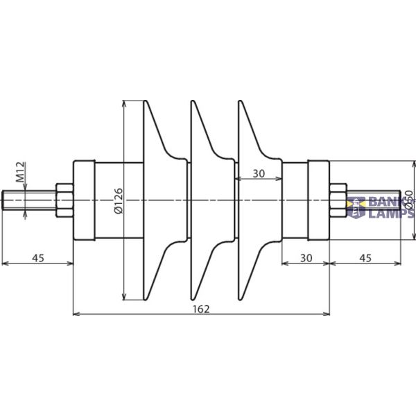 DEHNmid MV arrester Ur: 15kV In: 10kA line disch. class 1 incr. creepa image 2
