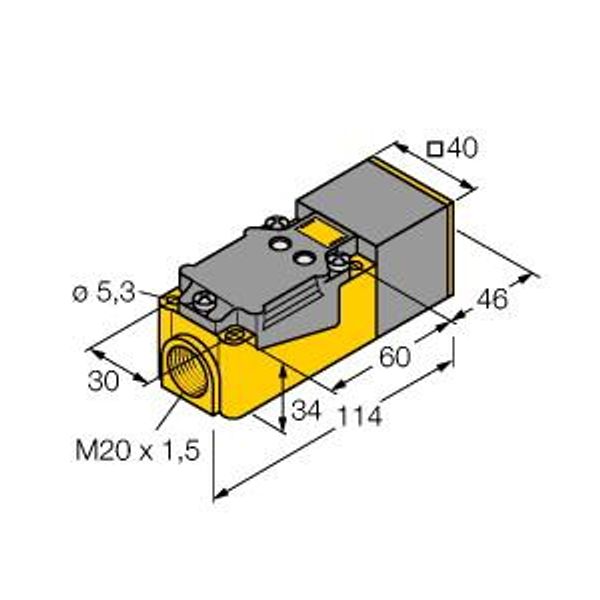 Inductive Sensor With Selective Behaviour   NI20NF-CP40-VP4X2 image 1
