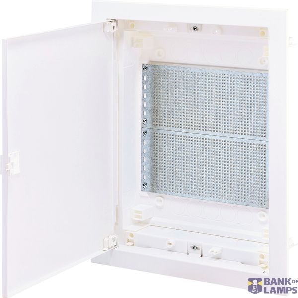 ECG28MEDIAflush mounted multimedia box - white metall doors image 1