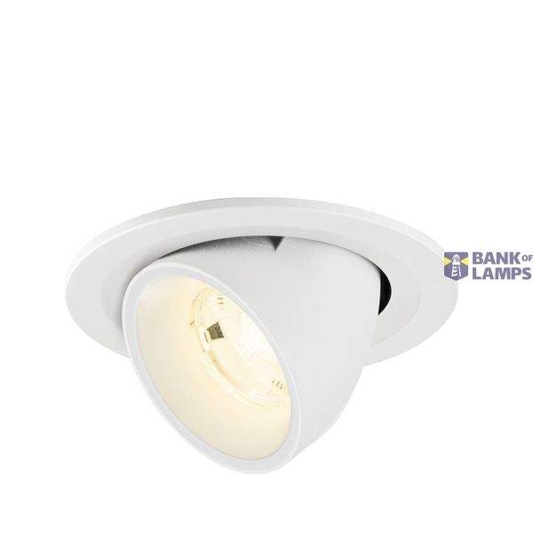 NUMINOS© GIMBLE S recessed ceiling lig 4000K 20ø IP20 rnd wh image 1