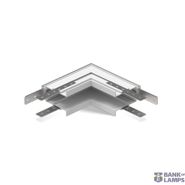 42012BRB/W WHITE RECESSED CORNER WALL TO WALL (IN) image 1